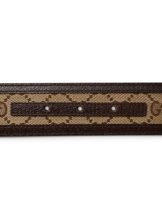 Gucci Belt GG Buckle Brown Beige 85 main image 5